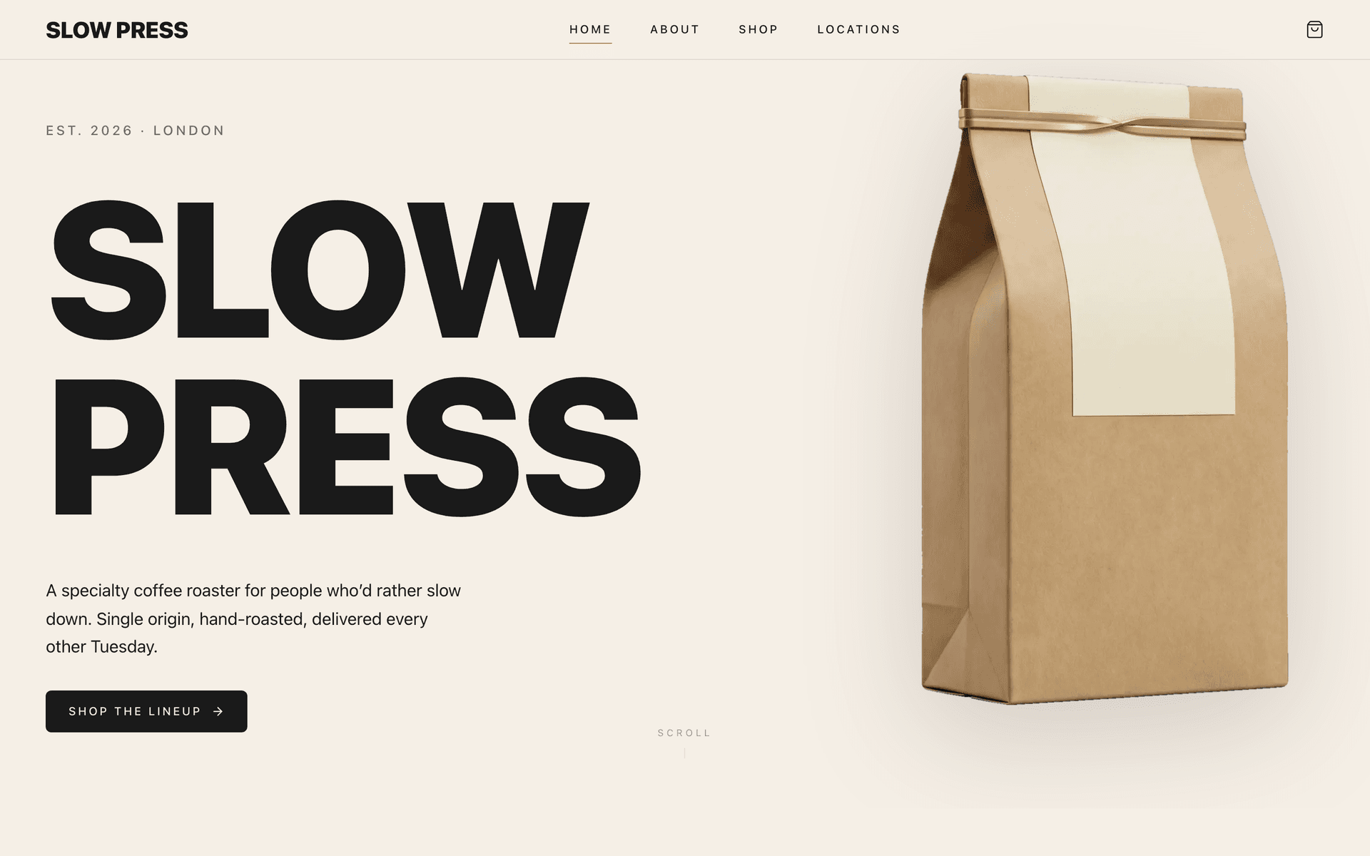 Slow Press · Specialty Coffee preview